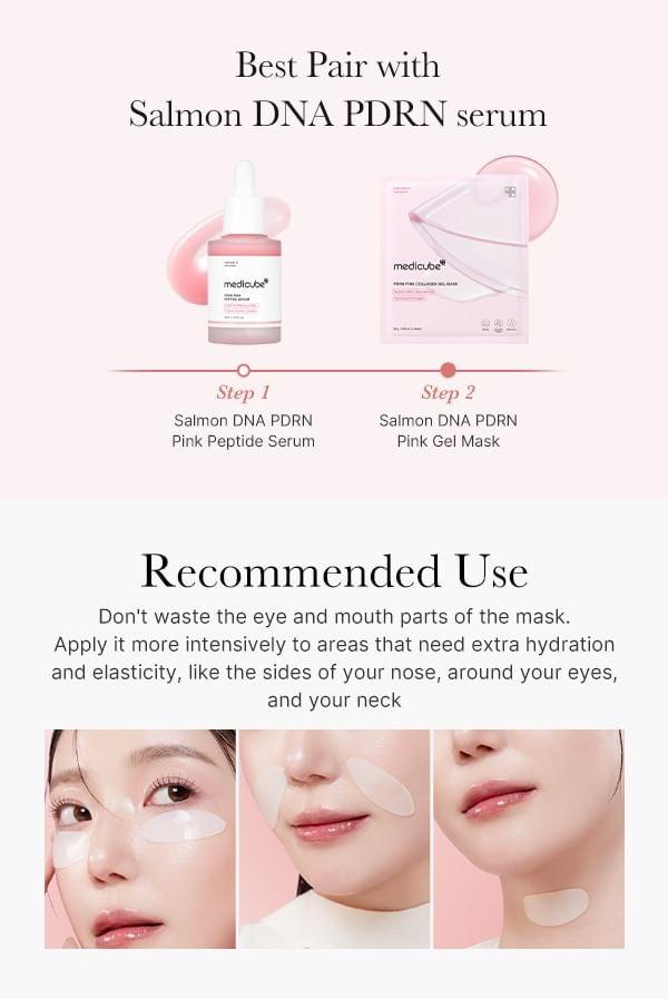 medicube - PDRN Pink Collagen Gel Mask Set