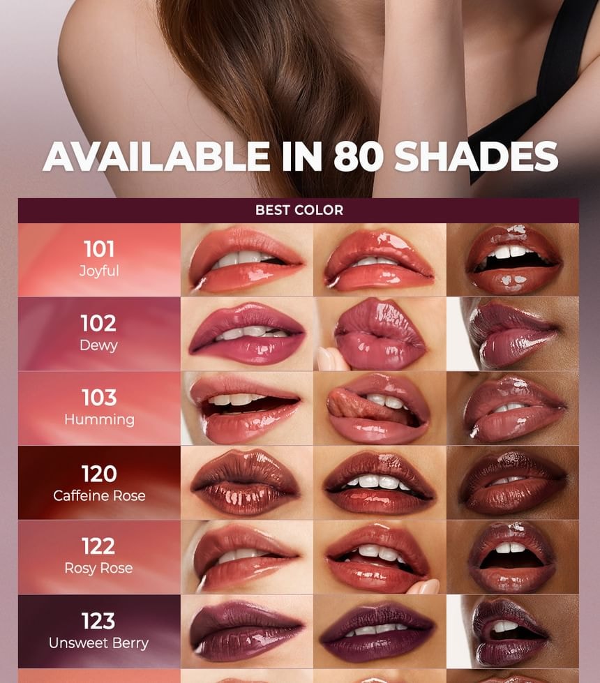 Laka - Fruity Glam Tint Mini - 80 Colors