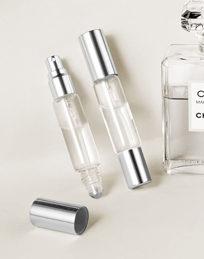 Kochanie - Set of 2: 2 in 1 Glass Fragrance Spray Bottle with Roller / Set