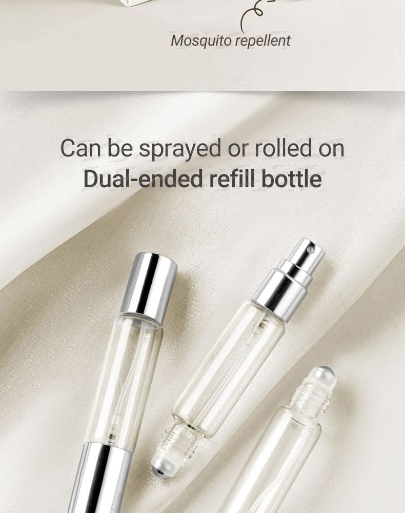 Kochanie - Set of 2: 2 in 1 Glass Fragrance Spray Bottle with Roller / Set
