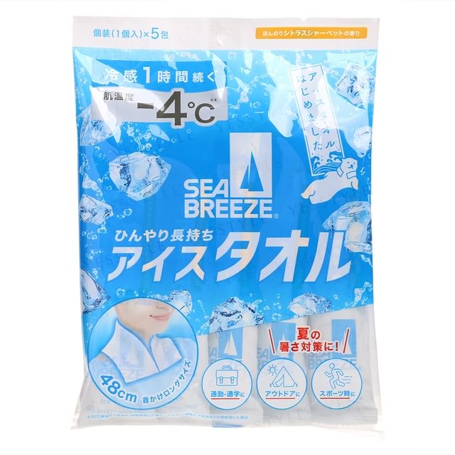Shiseido - Sea Breeze Ice Towel Body Sheet Citrus Sherbet