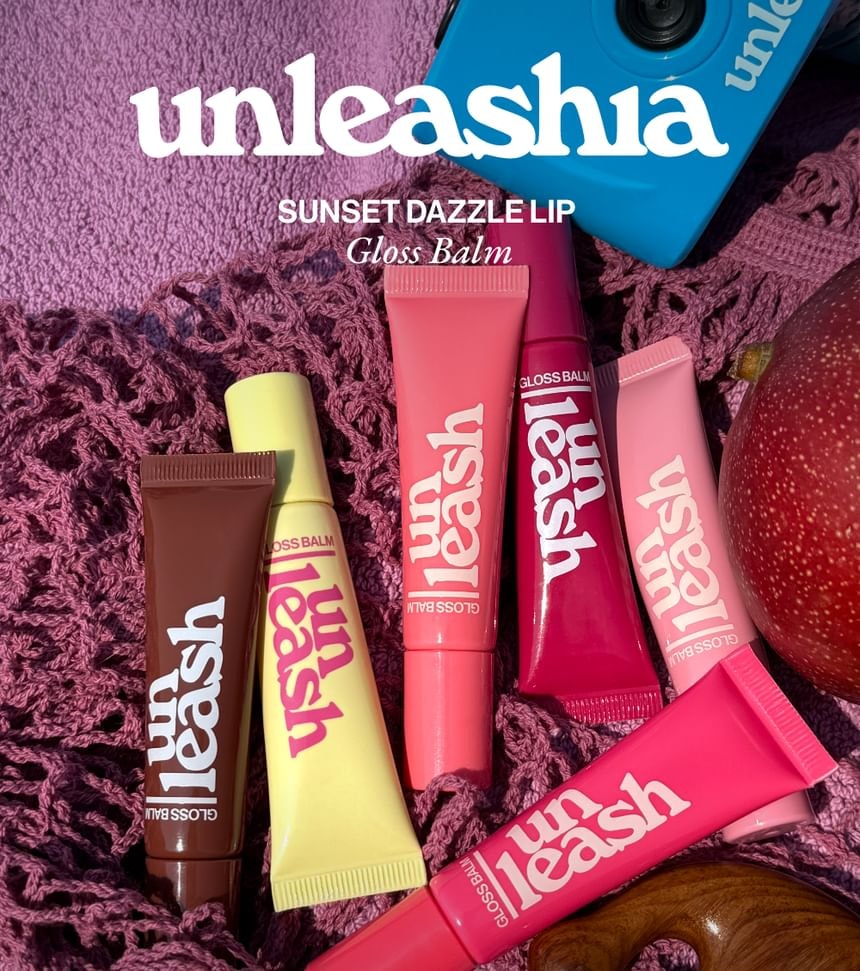 UNLEASHIA - Sunset Dazzle Gloss Balm - 11 Colors