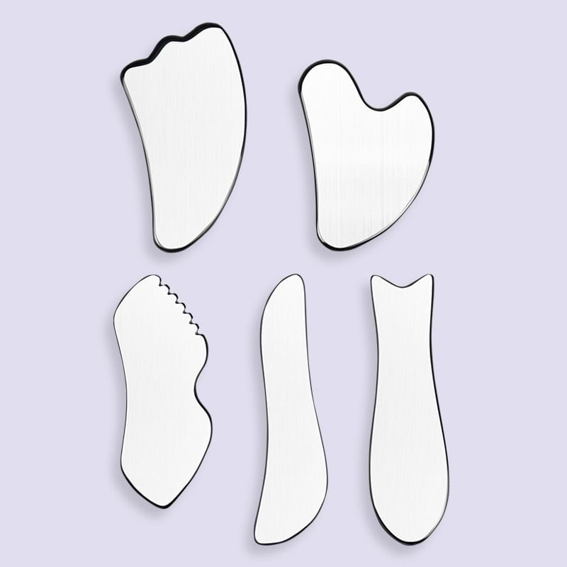 Choyu - Polished Stainless Steel Massage Scraping Tool (Various Designs)