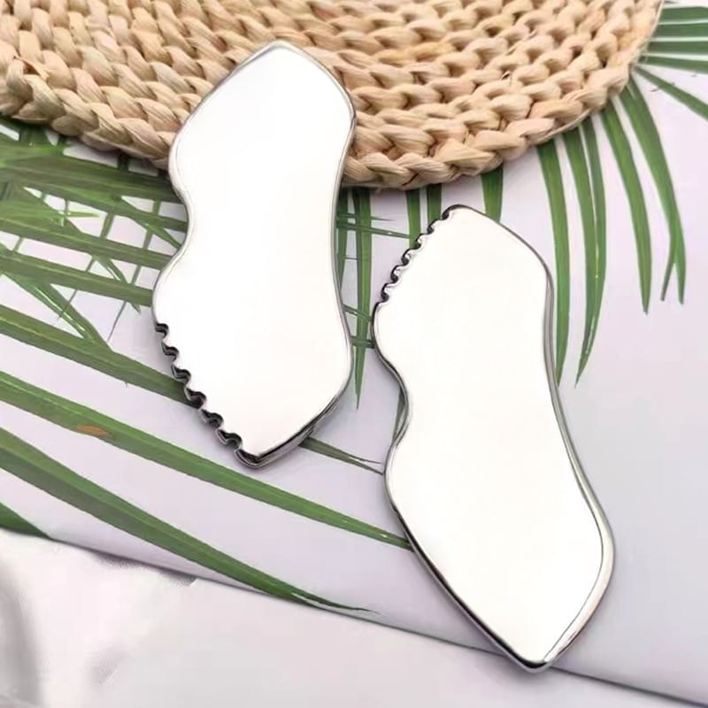 Choyu - Polished Stainless Steel Massage Scraping Tool (Various Designs)