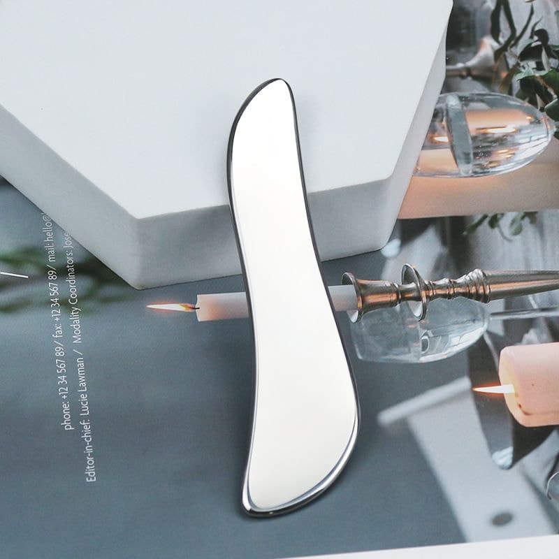Choyu - Polished Stainless Steel Massage Scraping Tool (Various Designs)