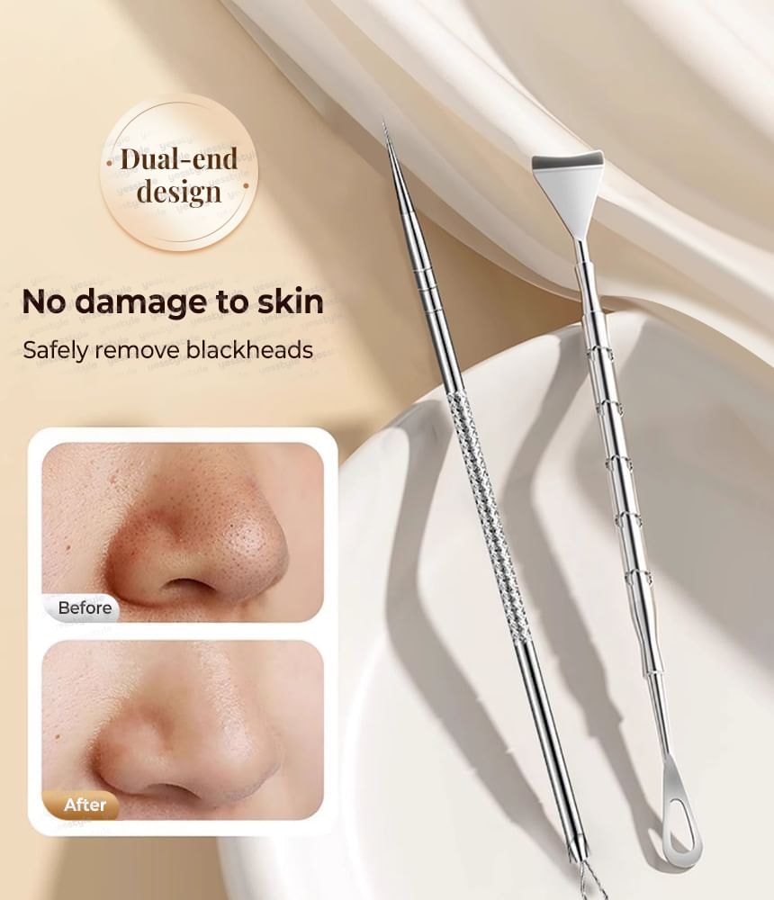 Choyu - Stainless Steel Blackhead Remover / Blotting Paper / Case / Set (Various Designs)