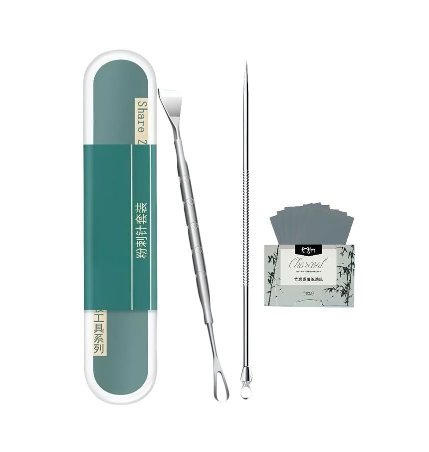 Choyu - Stainless Steel Blackhead Remover / Blotting Paper / Case / Set (Various Designs)