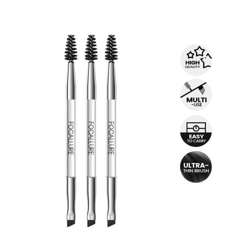 FOCALLURE - Duo Eyebrow Brush (#Duo Eyebrow Brush - 1pcs)