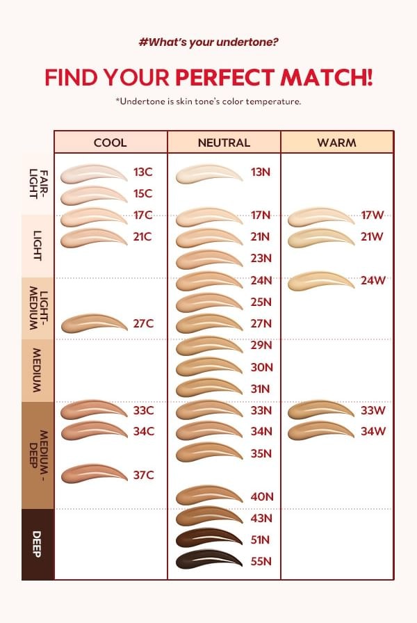 TIRTIR - Mask Fit Red Cushion 3 Shade Trial Kit - 14 Colors