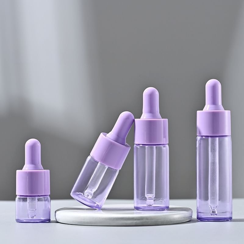 Buttermilk - Pastel Color Travel Glass Dropper Bottle (Various Designs)