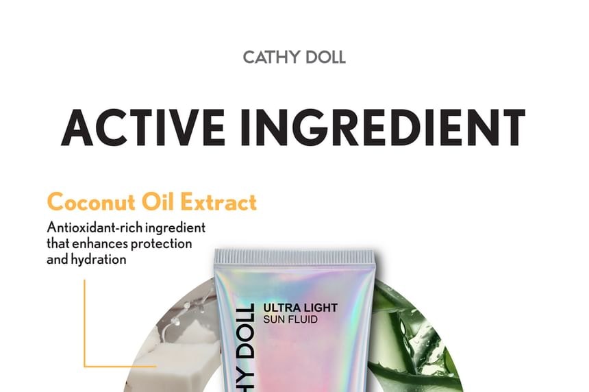 Cathy Doll - Ultra Light Sun Fluid SPF 50+ PA++++