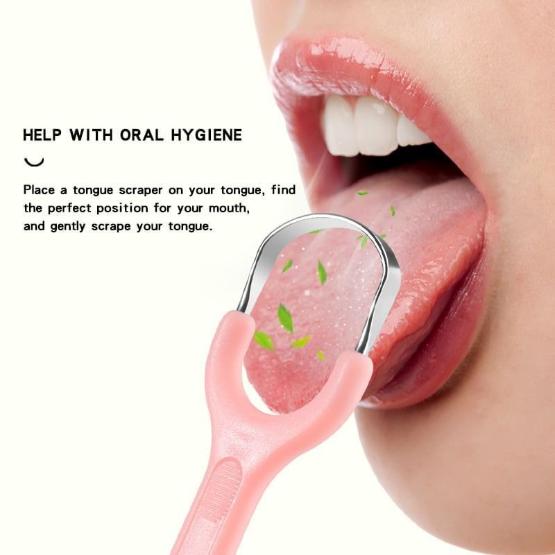 Coolkiss - Stainless Steel Tongue Scraper