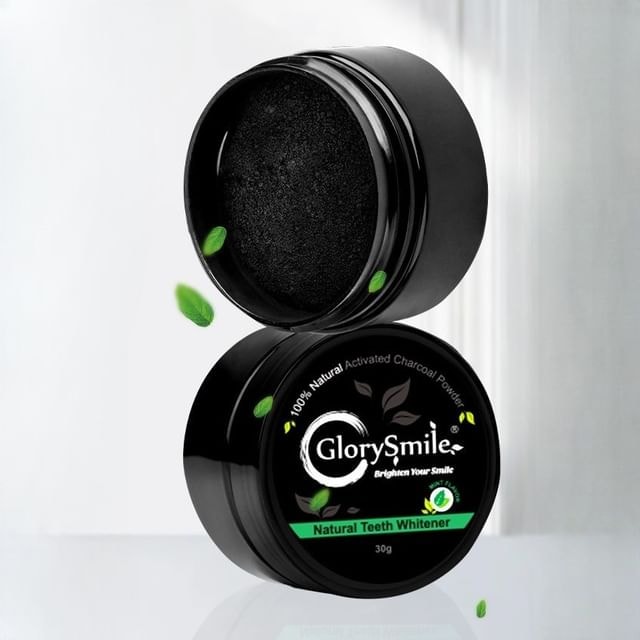 GlorySmile - Activated Charcoal Teeth Whitening Powder - 3 Flavors