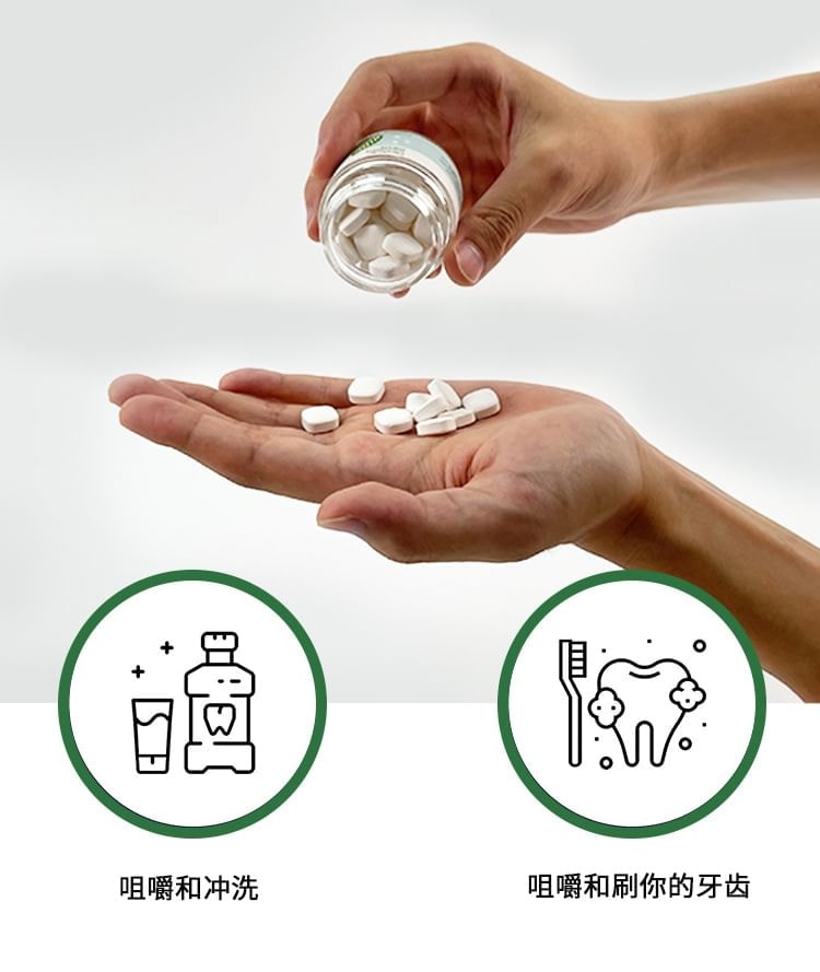 GlorySmile - Cleansing Toothpaste Tablets - 4 Flavors (V34 - 30pcs)