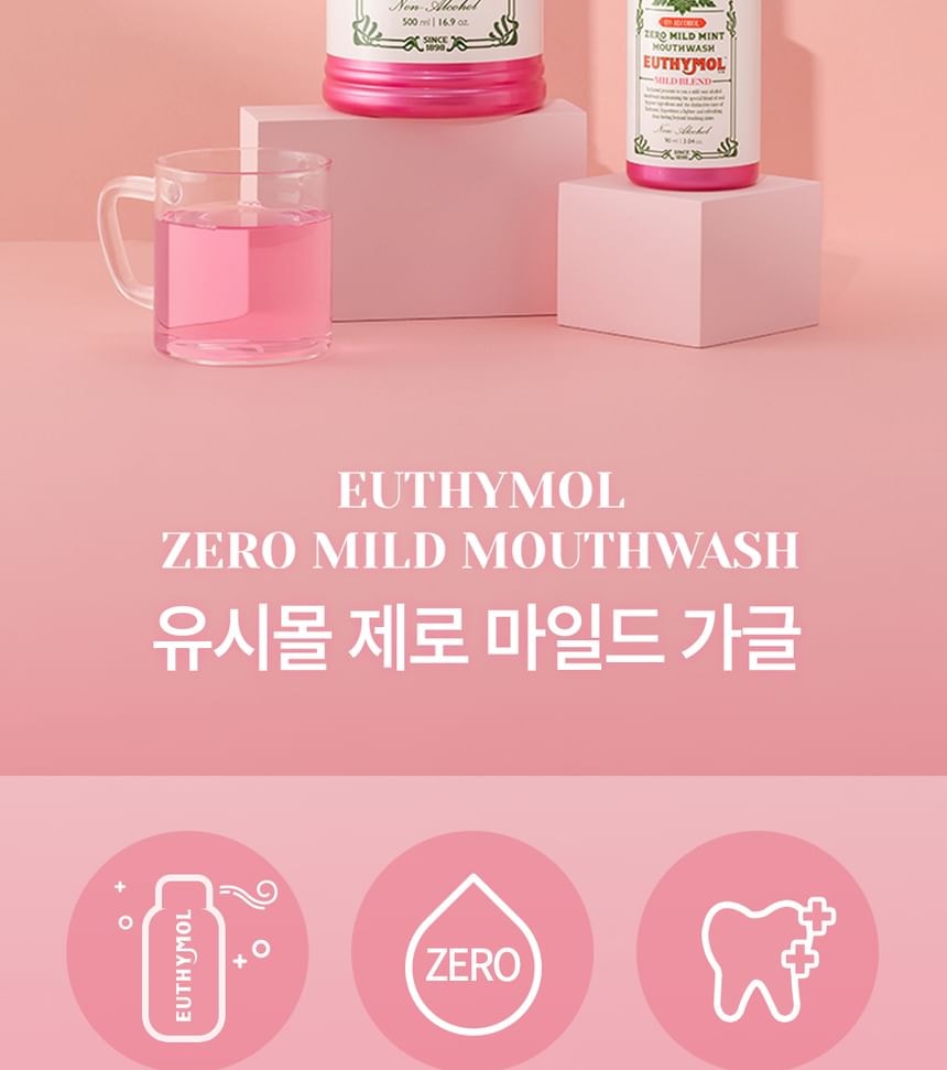 EUTHYMOL - Zero Mild Mint Mouthwash