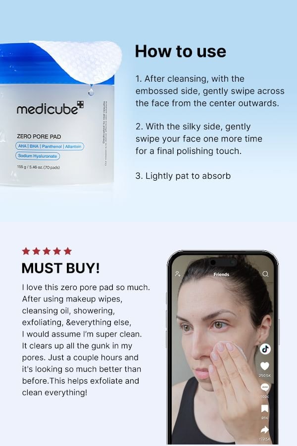 medicube - Zero Pore Pad 2.0