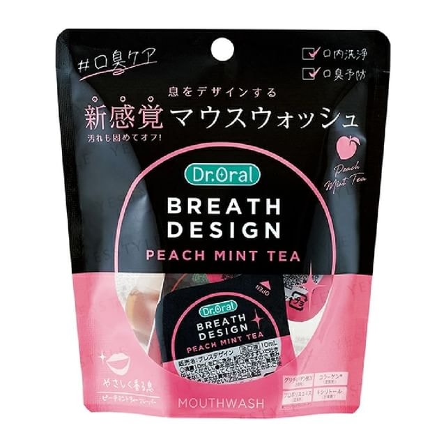 Dr.Oral - Breath Design Peach Mint Tea Mouthwash