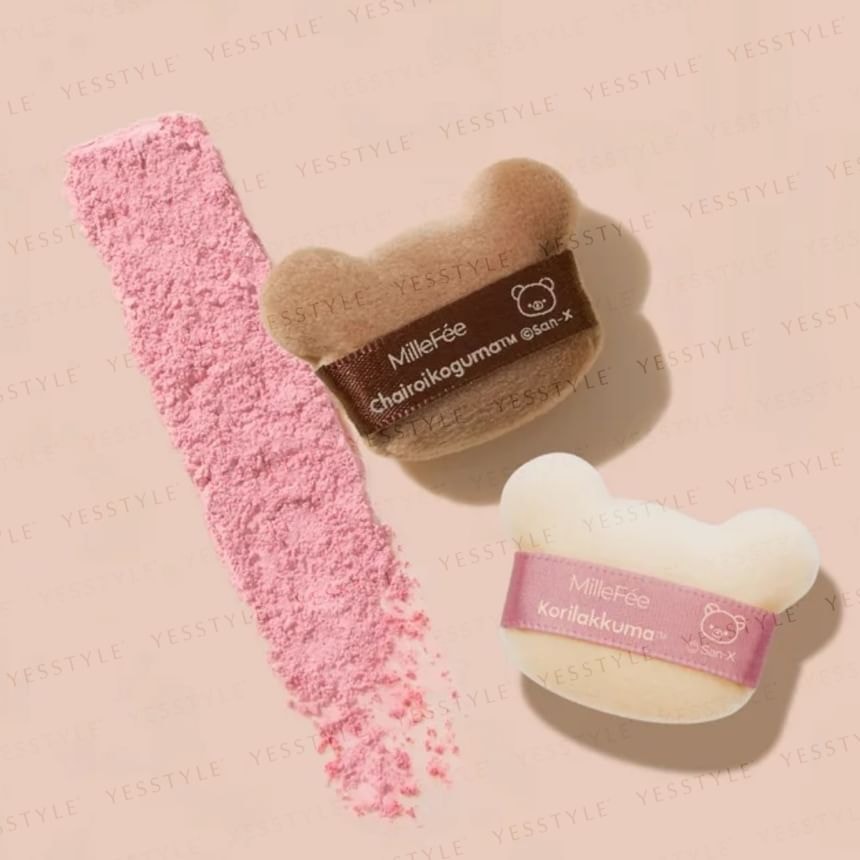 MilleFee - San-X Rilakkuma Korilakkuma & Chairoikoguma Puff (1 set)