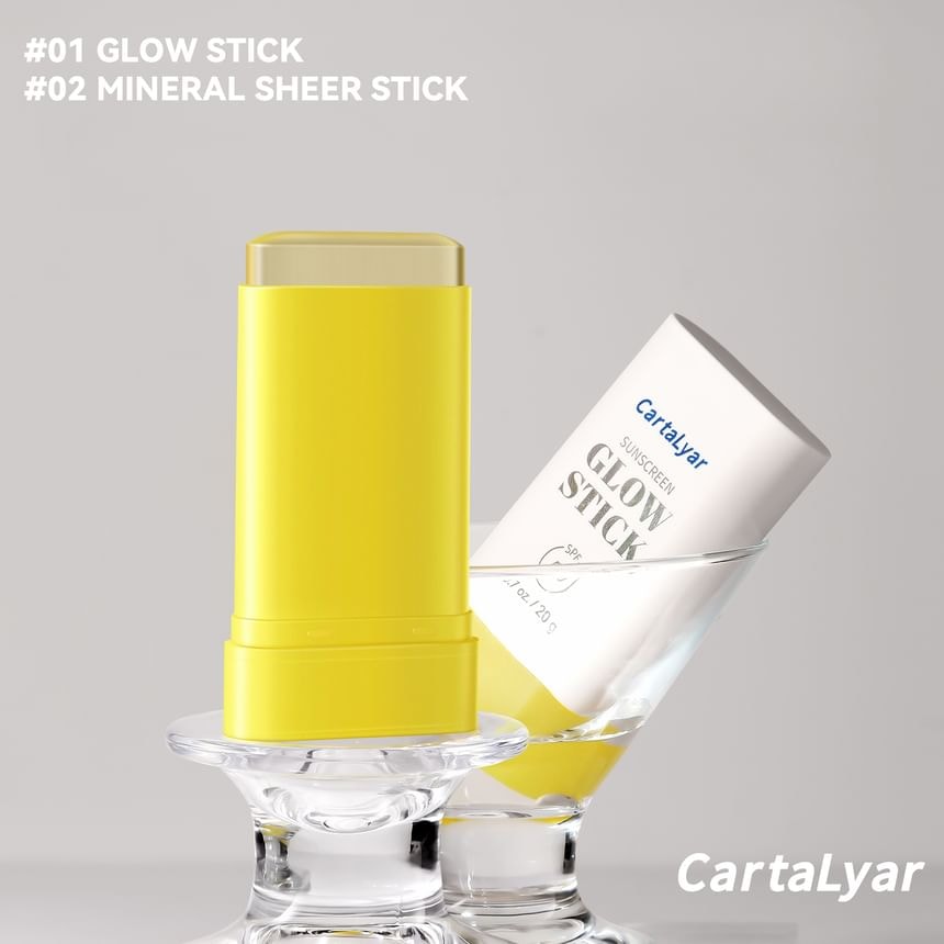CartaLyar - Glow Translucent Sunscreen Stick SPF50 PA++++ - 2 Types