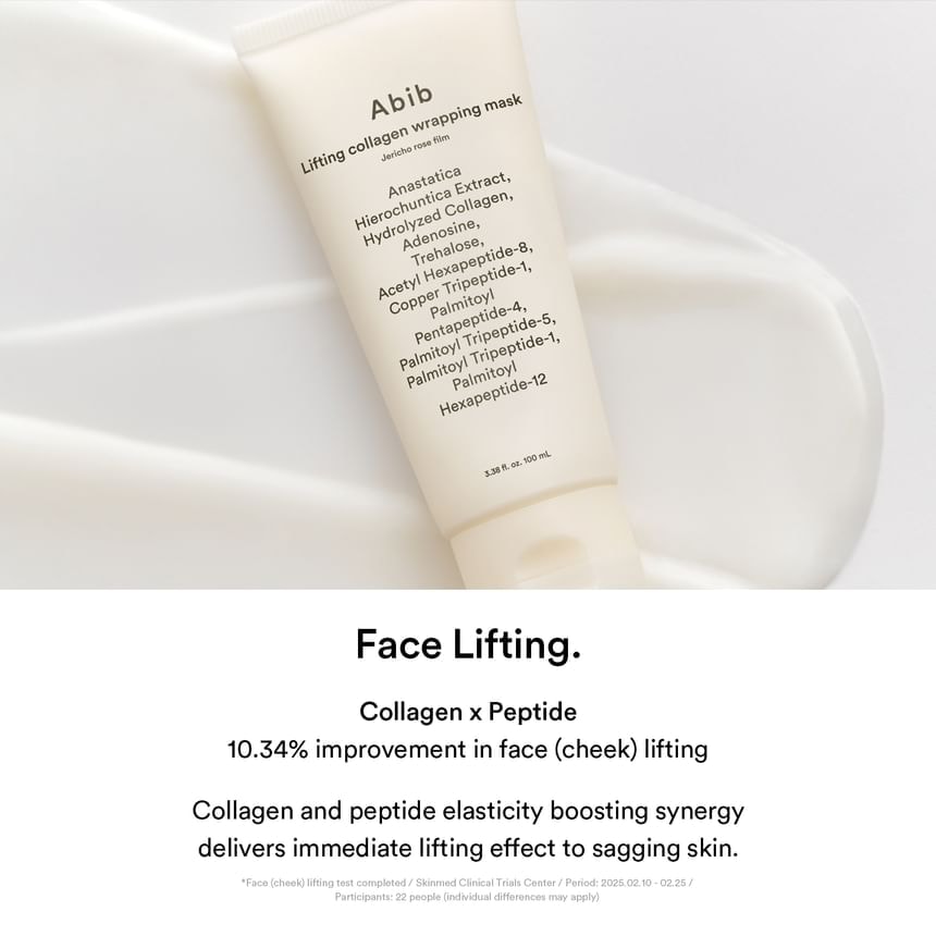 Abib - Lifting Collagen Wrapping Mask Jericho Rose Film 100ml