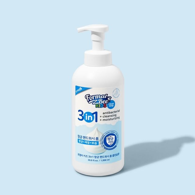 Formal Bee - Kids 3in1 Antibacterial Foaming Hand Wash Clean Soap Jumbo