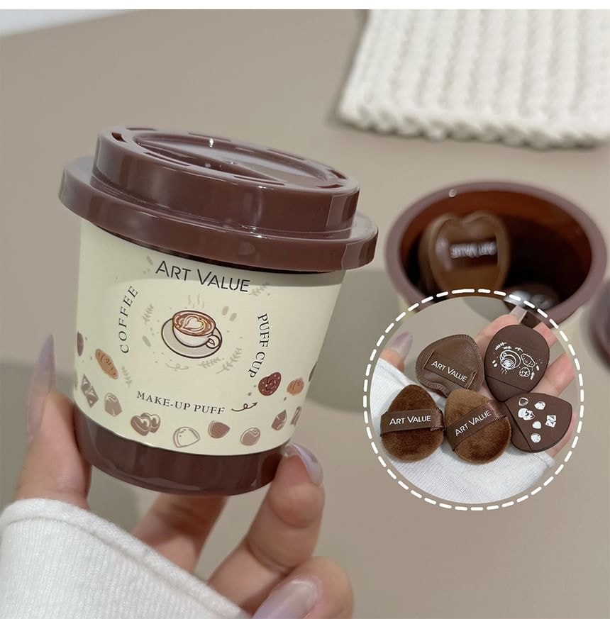 Art Value - Coffee Mini Powder Puff