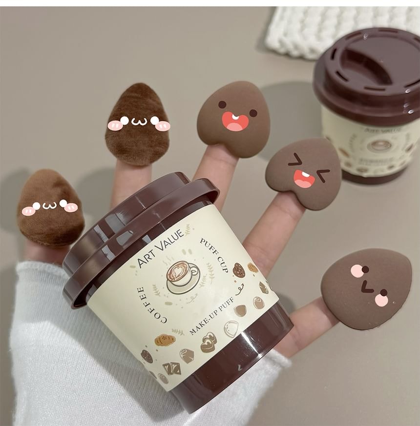 Art Value - Coffee Mini Powder Puff