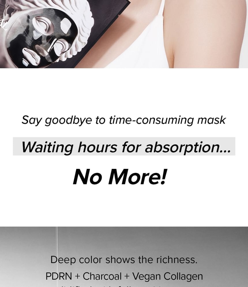 Mary&May - Vegan Collagen Charcoal PDRN Mask