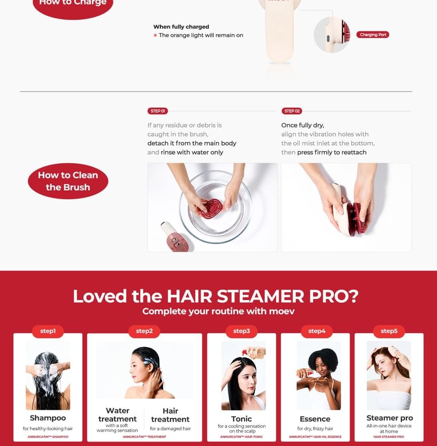 MOEV - Hair Steamer Pro