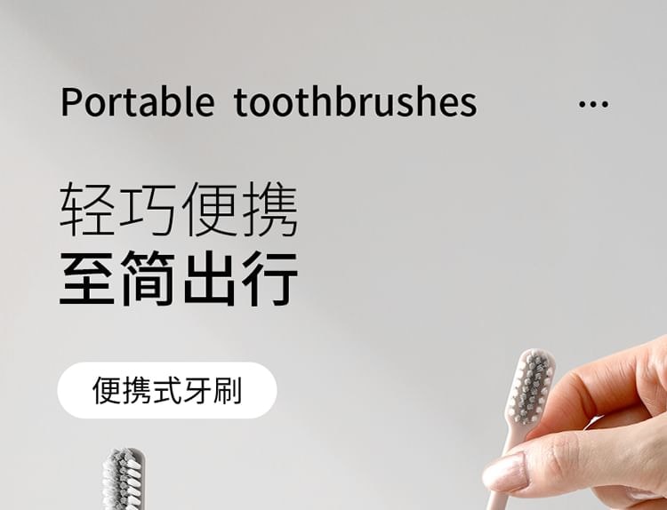 Home Simply - Travel Foldable Toothbrush / Toothbrush Cup