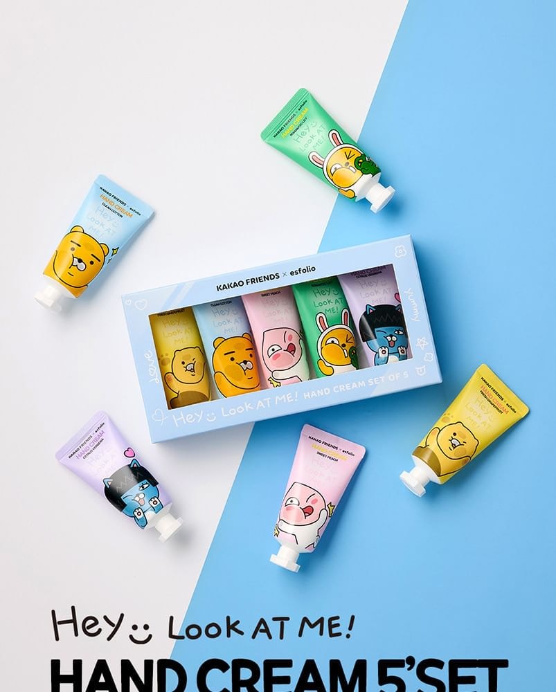 esfolio - Look At Me Hand Cream Set KAKAO FRIENDS Edition (5 pcs)
