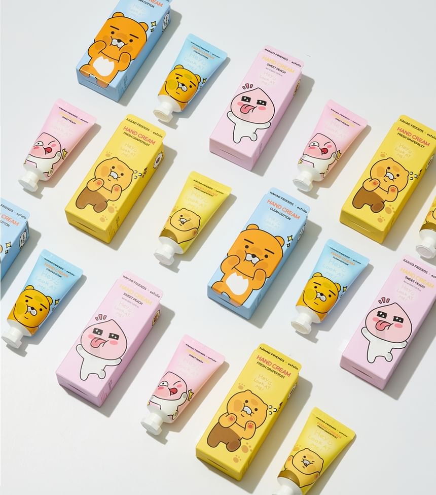 esfolio - Look At Me Hand Cream KAKAO FRIENDS Edition - 3 Types (Sweet Peach)