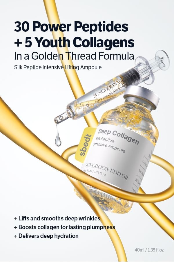 SUNGBOON EDITOR - Silk Peptide Intensive Lifting Ampoule