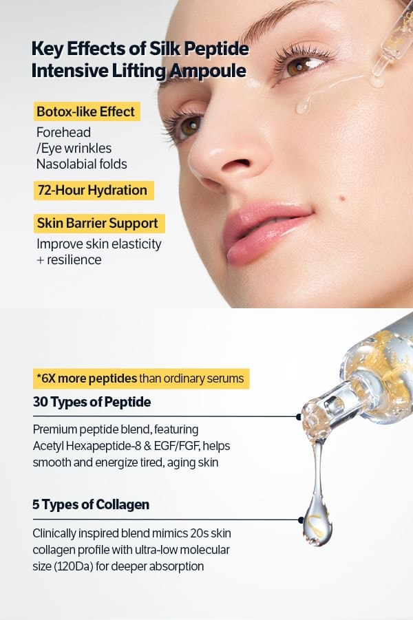 SUNGBOON EDITOR - Silk Peptide Intensive Lifting Ampoule