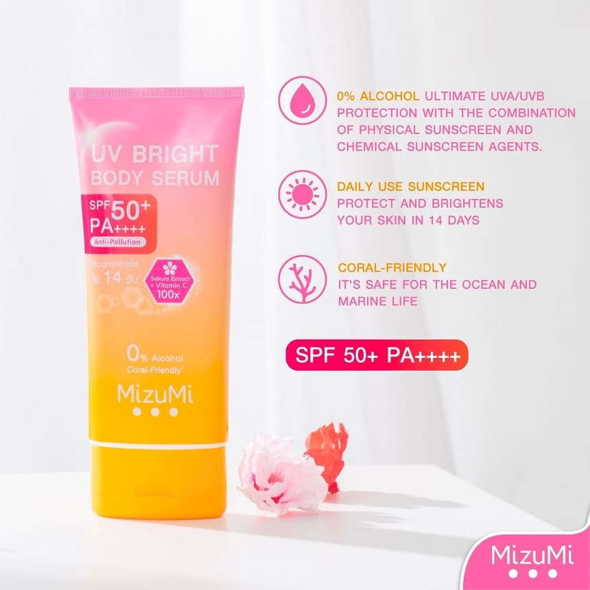 MizuMi - UV Bright Body Serum Sunscreen SPF 50+ PA++++