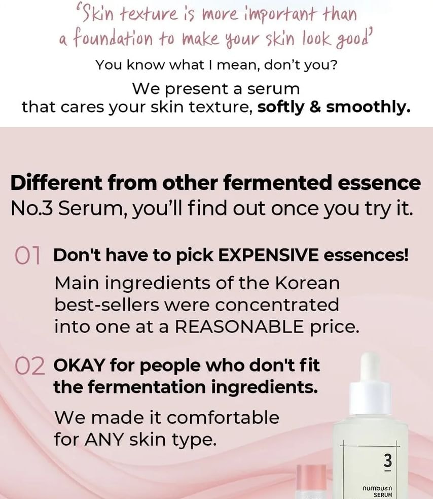 numbuzin - No. 3 Skin Softening Serum