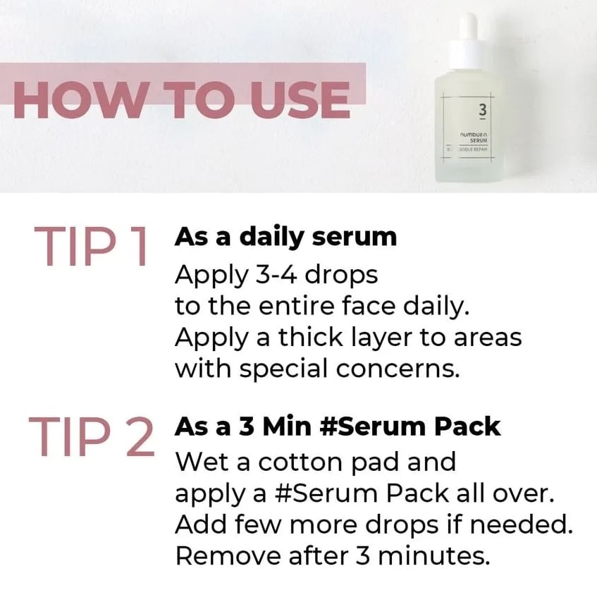 numbuzin - No. 3 Skin Softening Serum