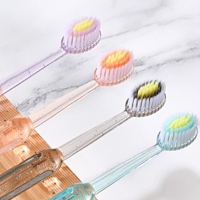 Miumi - Faux Crystal Handle Toothbrush