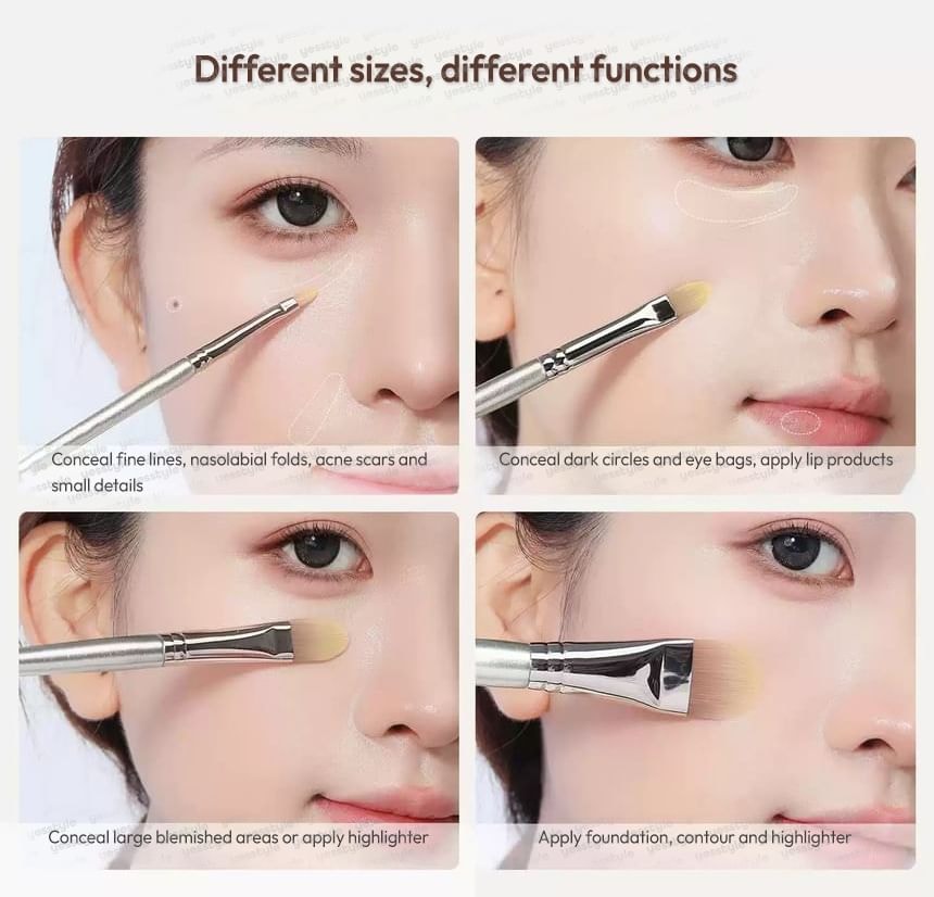 Choyu - Crescent Eyeliner Brush / Concealer Brush (Various Designs)