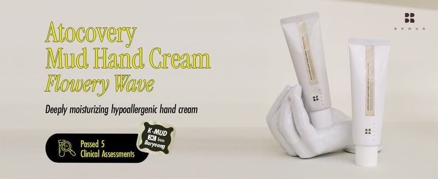 BRMUD - Atorcovery Mud Hand Cream - 2 Types (Flowerry Wave)