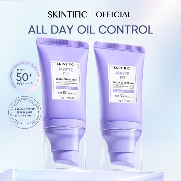 SKINTIFIC - Matte Fit Serum Sunscreen SPF50 PA++++ (50g)