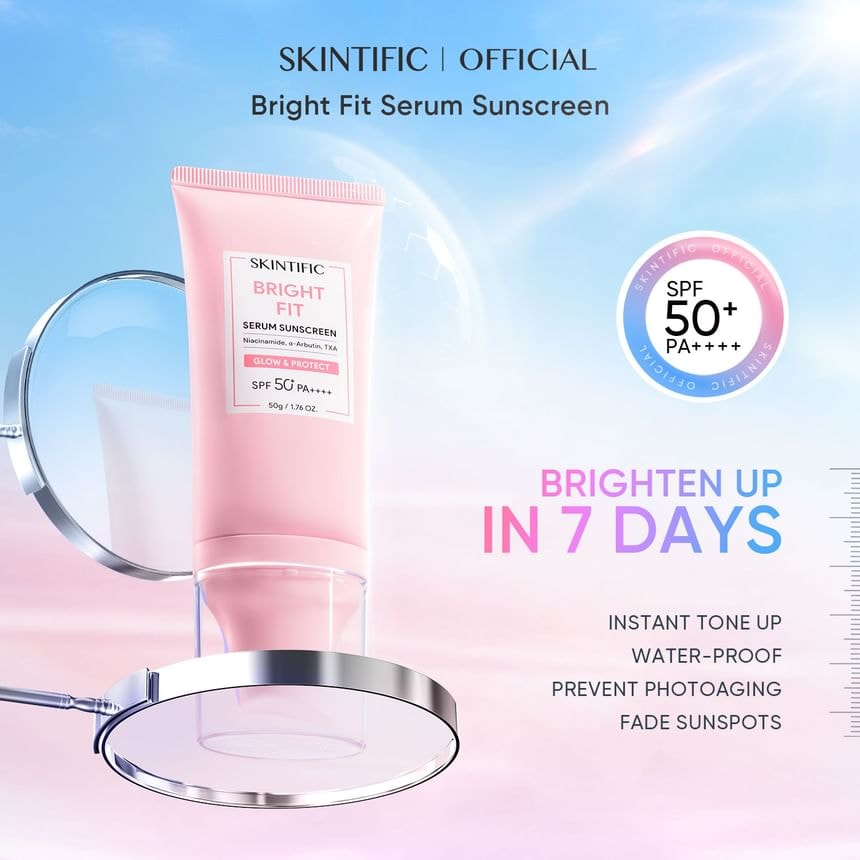 SKINTIFIC - Bright Fit Serum Sunscreen SPF50 PA++++