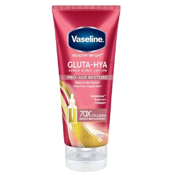 Vaseline - Healthy Bright Gluta-Hya Serum Burst Lotion Pro-Age Restore Regular