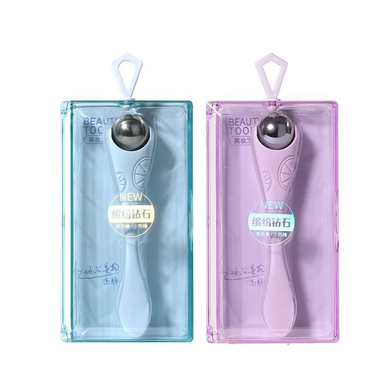 YOUSHA - Plastic Stainless Steel Roller Eye Massager with Spatula