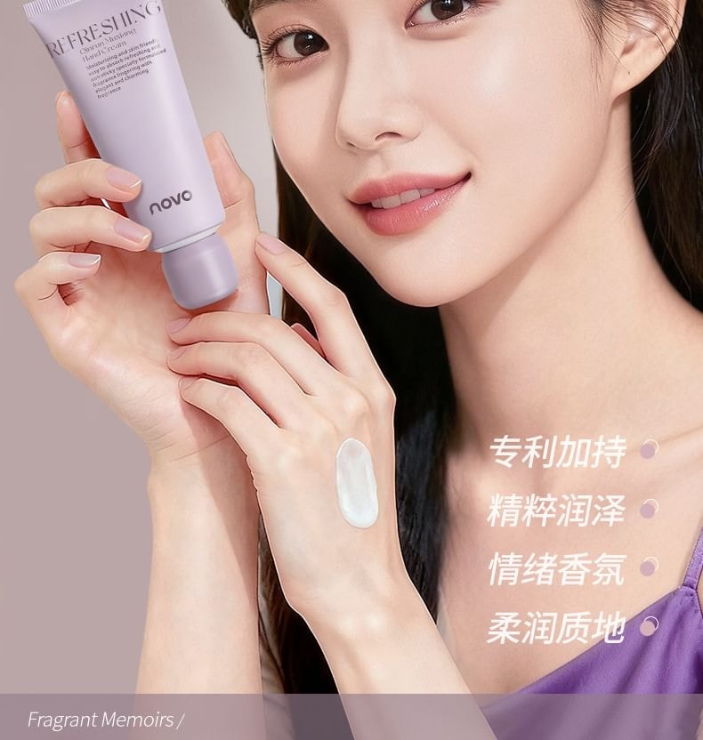 NOVO - Moisturizing Perfumed Hand Cream - 3 Flavors (01# Flowers - 60g)
