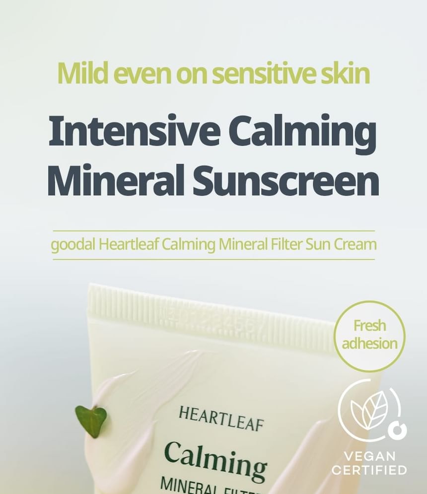 Goodal - Heartleaf Calming Mineral Filter Sun Cream Mini (25ml)