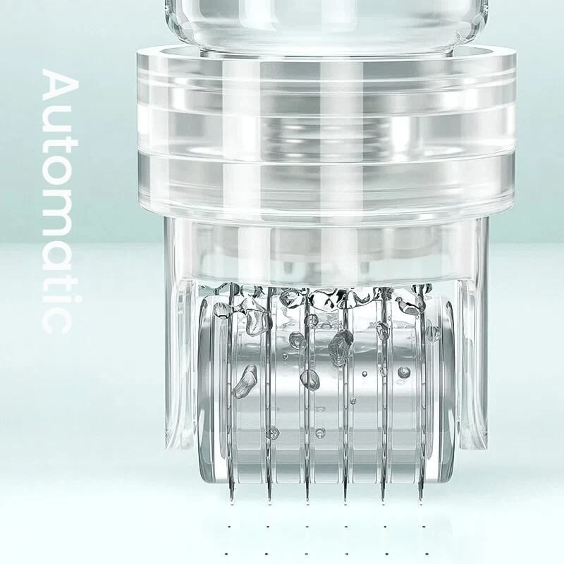 Thalia - Set : Microneedling Roller Essence Oil Applicator (Various Designs) & Glass Vials for Serum