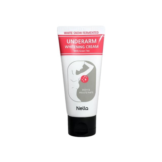 Nella - White Snow Fermented Underarm Whitening Cream With Green Tea