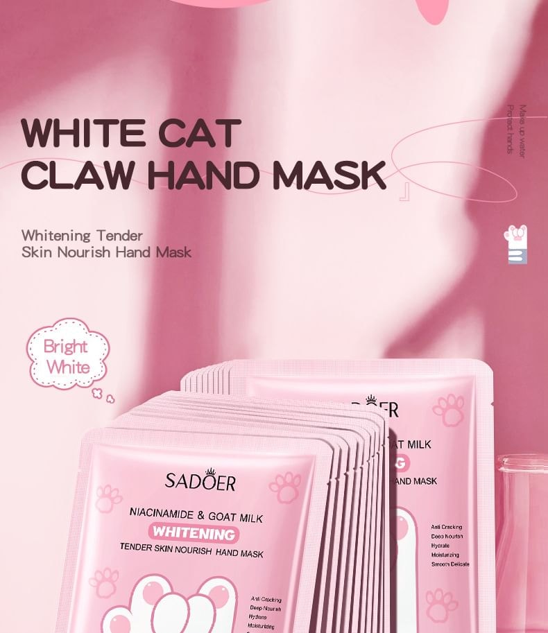 SADOER - Tender Skin Nourish Cat Claw Hand Mask (35g)
