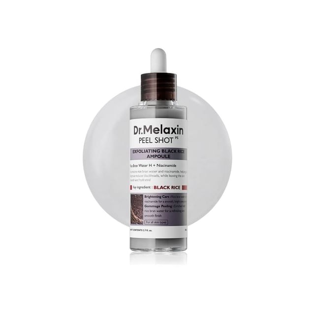 Dr.Melaxin - Peel Shot Exfoliating Black Rice Ampoule